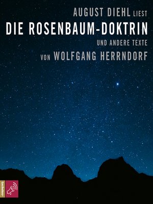 cover image of Die Rosenbaum-Doktrin--und andere Texte